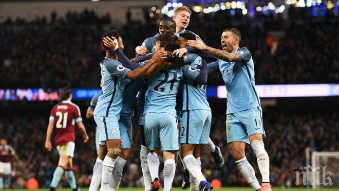 Скандал! 300 бона глоба и забрана за трансфери на Манчестър Сити