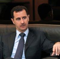 Президентът на Сирия определи преговорите в Женева за нормализиране на ситуацията в страната му като безрезултатни