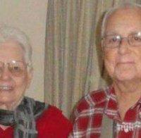 Заедно! Съпрузи починаха, държейки се за ръце след 62 години брак в рамките на малко повече от час в Тексас