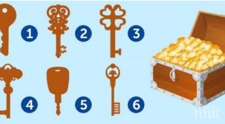 тест изберете ключ вижте разкрива