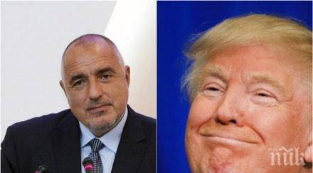 ексклузивно пик доналд тръмп поздрави борисов написа работят заедно