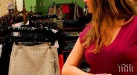 луд скандал магазин продавачка хвана годишна крадла дрехи