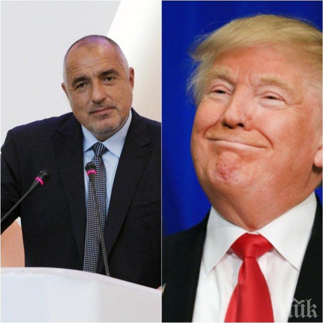 ЕКСКЛУЗИВНО В ПИК! Доналд Тръмп поздрави Борисов! Ето какво му написа и как ще работят заедно