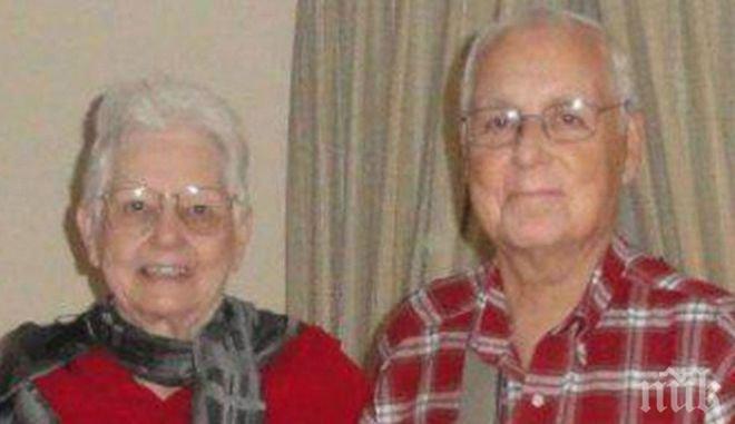 Заедно! Съпрузи починаха, държейки се за ръце след 62 години брак в рамките на малко повече от час в Тексас