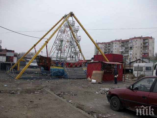 Акция! Премахнаха 50 незаконни търговски обекта в Столипиново