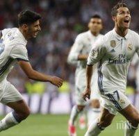 Реал (Мадрид) отнесе Севиля и е на крачка от титлата