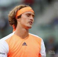 Александър Зверев се срина срещу уругваец в Мадрид 