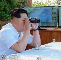 Ким Чен Ун лично наблюдавал изстрелването на новата балистична ракета