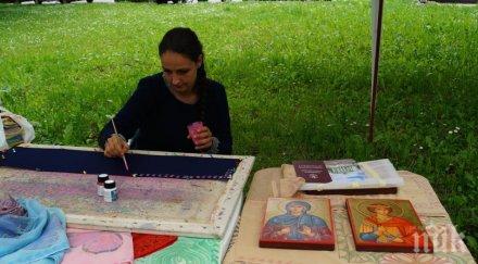 кошничари ковачи плетачи тъкачи ювелири спретнаха алея занаятите търговище снимки