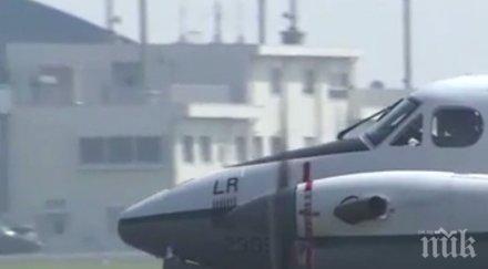 тотална трагедия японски военен самолет разбил превозвал болен видео