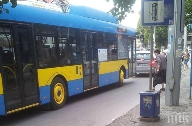 Спират тролеите в Хасково