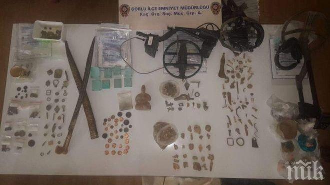 В Турция разбиха банда, изнасяла артефакти в България