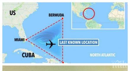 бермудският триъгълник събуди погълна частен самолет четири души борда