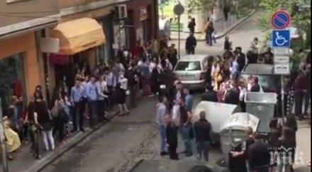 скандално видео абитуриенти руската друсат кючеци метри парламента