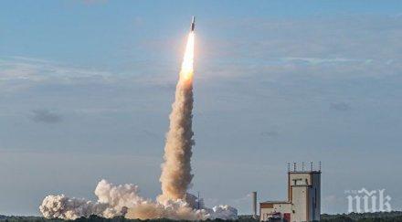 напрежение пхенян смрази света пробно изстрелване доказа балистична ракета удари континенталната част сащ