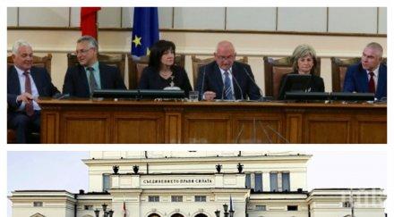 извънредно пик депутатите слушат отчета бан комисии захващат работа