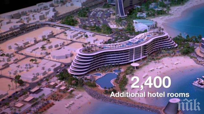 Дубай строи курорт за 1,7 млрд. долара върху два изкуствени острова
