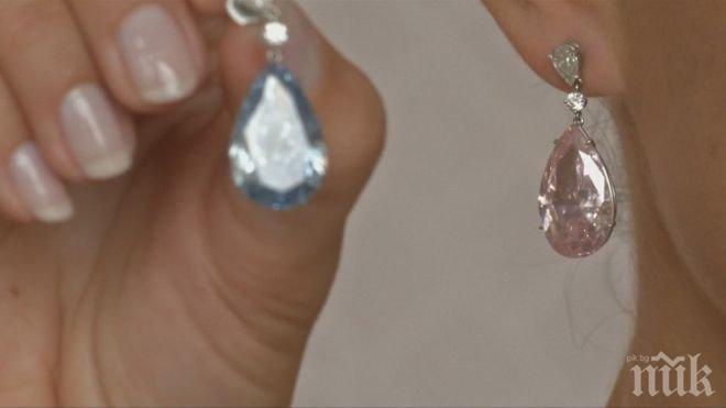 САМО ЗА ОТЛИЧНИЦИ! Продадоха чифт диамантени обеци за 57 милиона долара
