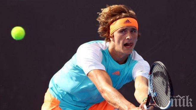 Саша Зверев и Джак Сок с трудно начало в Рим