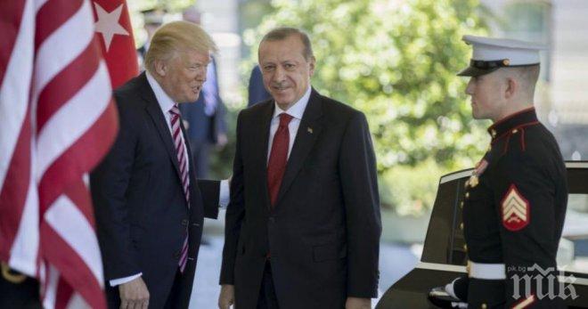 Тръмп и Ердоган си обещаха приятелство