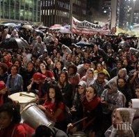 Няколко хиляди излязоха на протест в Бразилия с искане за оставка на президента Мишел Темер