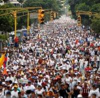Опозицията във Венецуела подготвя за днес най-мащабния си протест досега