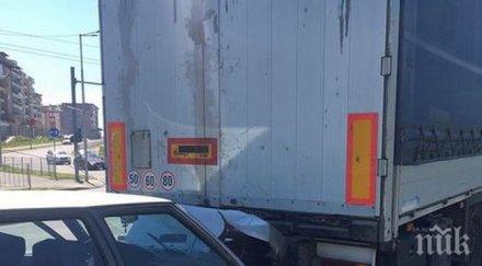 потрес перничанин кара тир ремарке мъртвопиян спира проверка гони патрулка