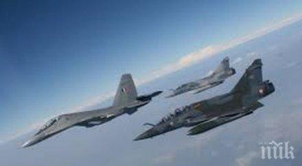 китайски изтребители прихванали американски самолет източнокитайско море