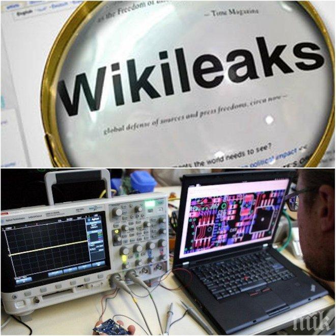 Уикилийкс твърди: В ЦРУ ползват програма за дистанционен кибершпионаж