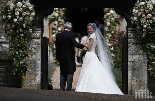 Принц Уилям закара Кейт Мидълтън на сватбата на сестра й Пипа (СНИМКИ)