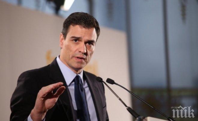 Подкрепа! Педро Санчес отново бе избран за лидер на социалистите в Испания