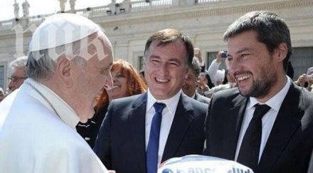 папата прие ватикана любимия тим сан лоренсо