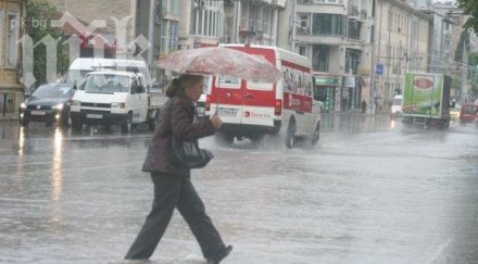 бан предупреди опасни валежи неделя