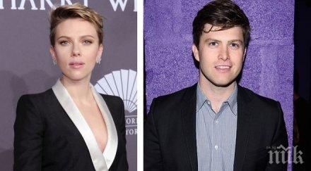 отново влюбена скарлет йохансон връзка телевизионен водещ