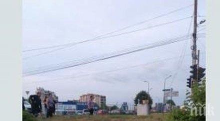 куриоз абитуриентка волана блъснала патрулката река марица видео