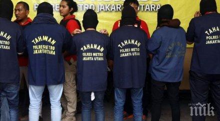 индонезия подпука гейовете 140 арестувани