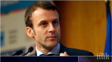 еманюел макрон ужасен атаката великобритания