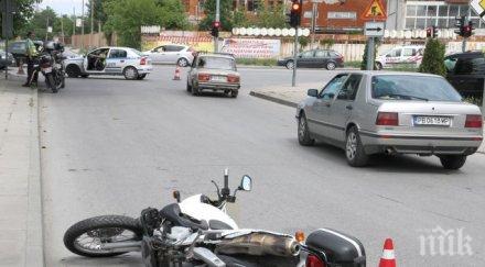 шок пловдив газят полицаи пилци шосетата