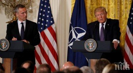 нато отрече генералният секретар твърдял доналд тръмп секундна продължителност вниманието