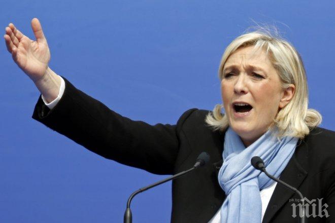 НЕОЧАКВАН ОБРАТ: Марин Льо Пен се отказа да вади Франция от ЕС и еврозоната