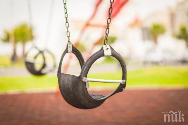 Дърво падна на детска площадка в Благоевград 