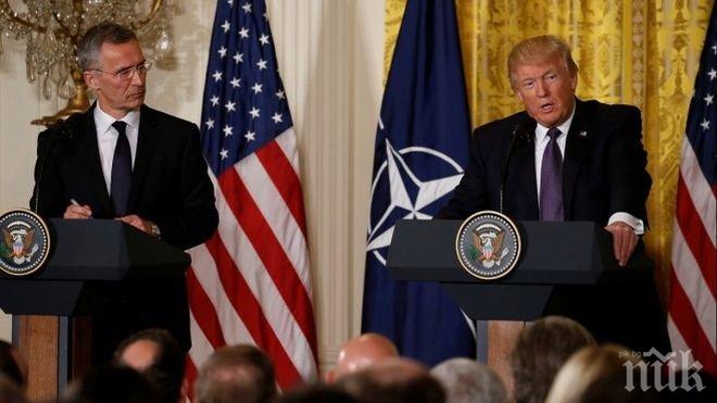 НАТО отрече генералният му секретар да е твърдял, че Доналд Тръмп „има 12-секундна продължителност на вниманието