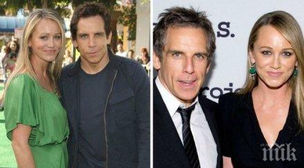 бен стилър съпругата развеждат годишен брак