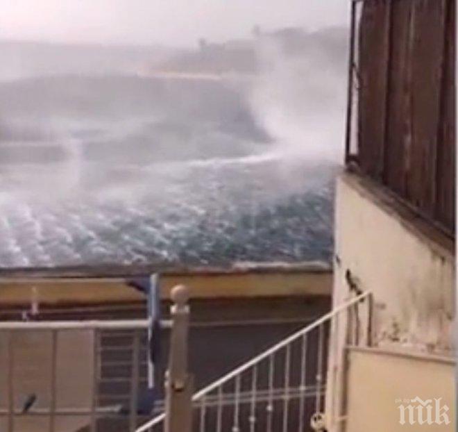 Турист засне зараждането на торнадо на остров Корфу (ВИДЕО)
