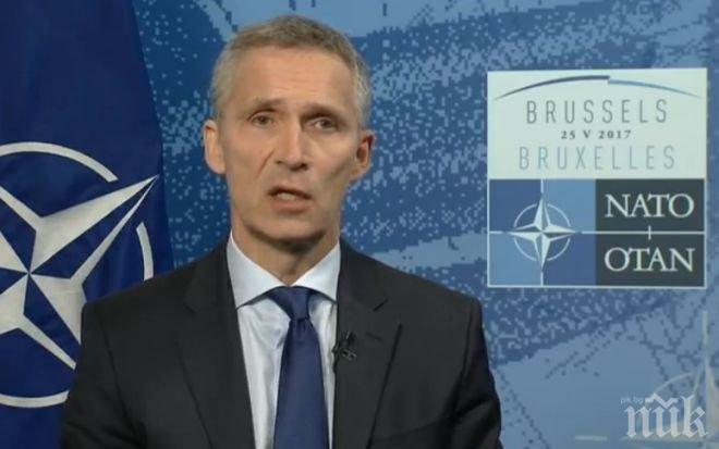 Столтенберг: НАТО не иска нова Студена война, разчитаме на ЕС