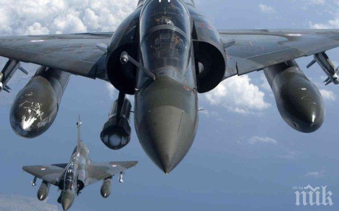 Въздушни маневри! Китайски изтребители прихванаха американски разузнавателен самолет