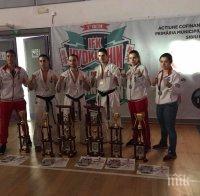 БРАВО! Шест бронзови медала спечелиха каратеките на БККФ от Световното в Румъния (СНИМКИ)