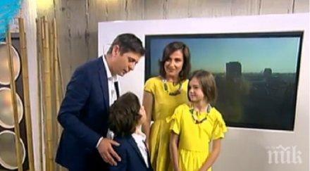изненада ефир малки двойници ани виктор шашнаха зрителите сутрешния блок снимки