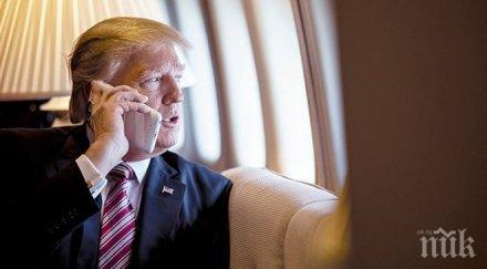 телефона американският президент доналд тръмп проведе разговор афганистанския колега ашраф гани