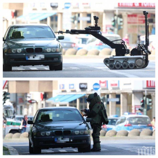 СПЕЦАКЦИЯ В ГЕРМАНИЯ: Затвориха улица в Берлин заради подозрителна паркирана кола
